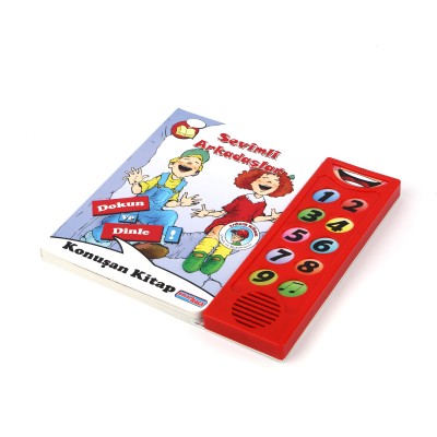 Recordable OEM Customizable Musical Educational Press Button Noise Making Sound moduleToy with 30 Buttons for Picture Board Book